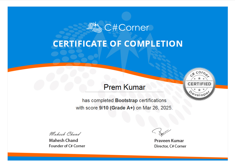 bootstrap certificate
