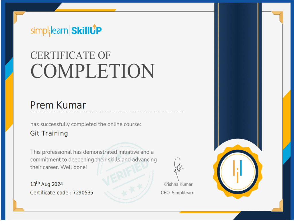 git certificate