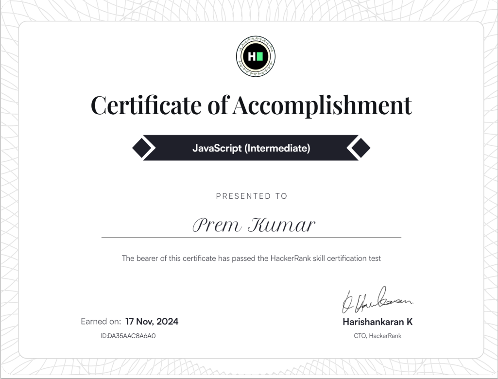 javascript certificate